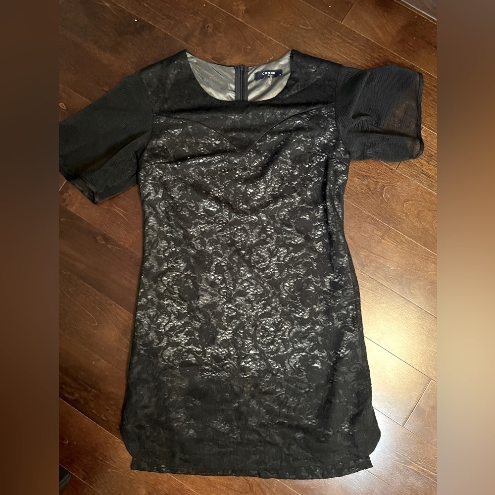 ⭐️ Comme Black mini dress- size medium - Picture 2 of 8